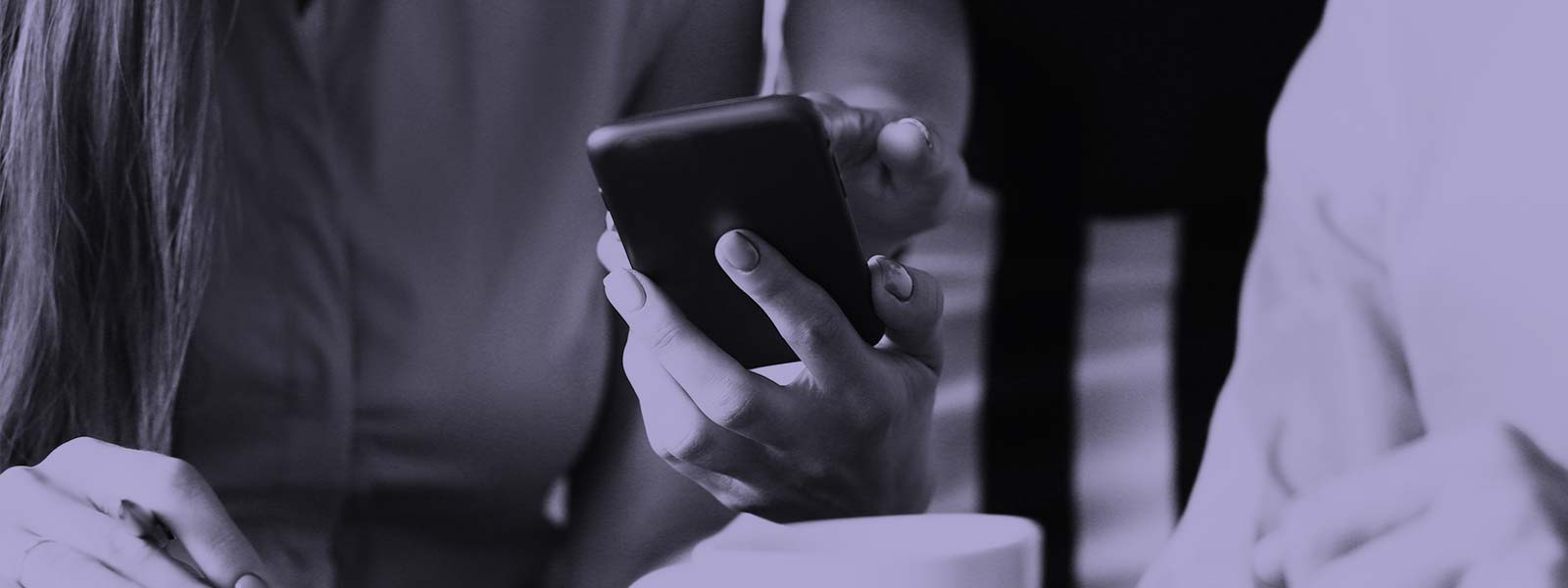  People looking at phone