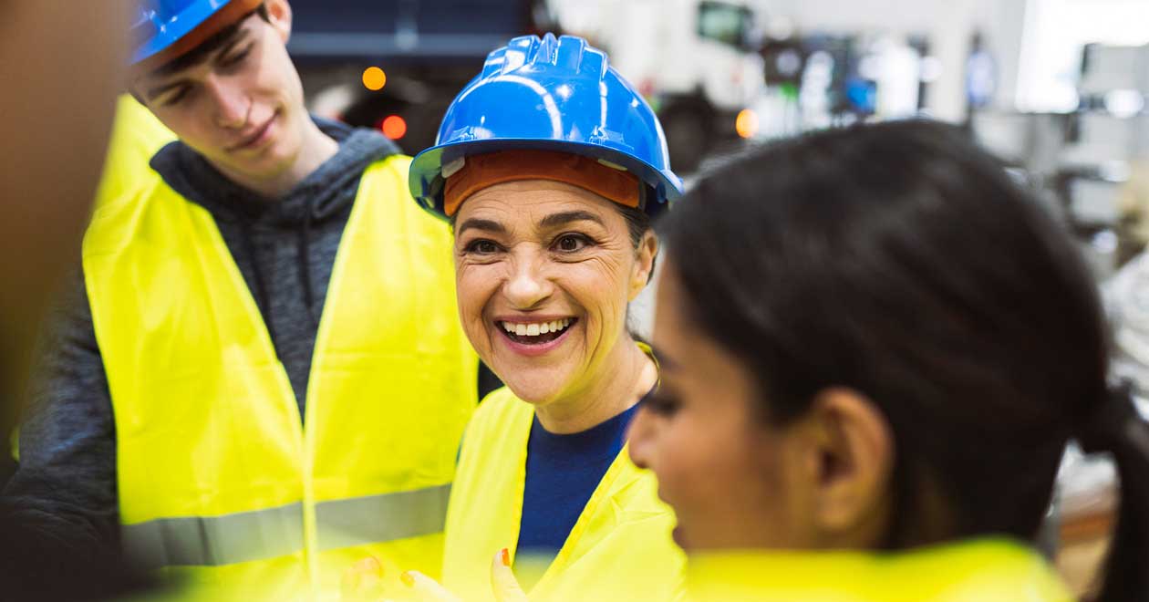 An Environmental Health Practitioner on a health and safety site visit