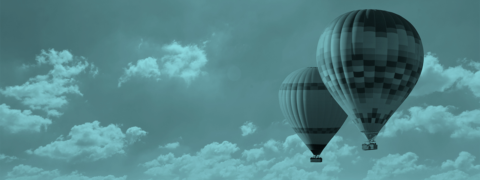  Hot air balloons in the sky