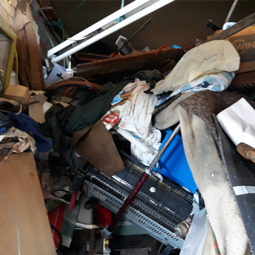 Photo from a hoarding case managed by Swale Borough Council